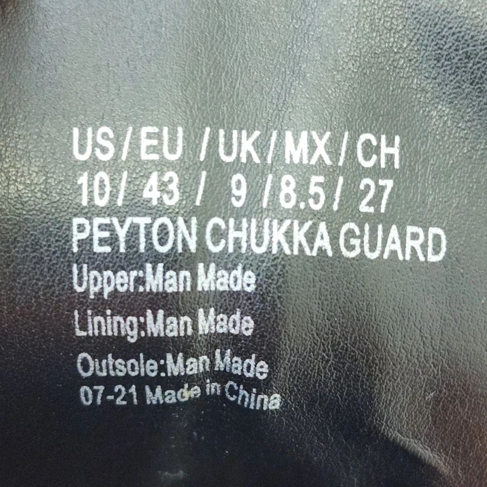 Unlisted Kenneth Cole Peyton Chukka Guard Men's Boots Olive Green Size 10 Zip Up